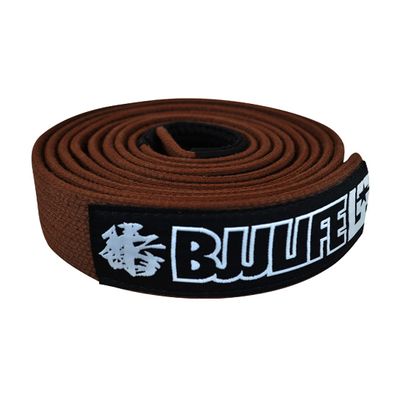 Combat Corner BJJ Life Pearl Weave BJJ Belt Brown A2