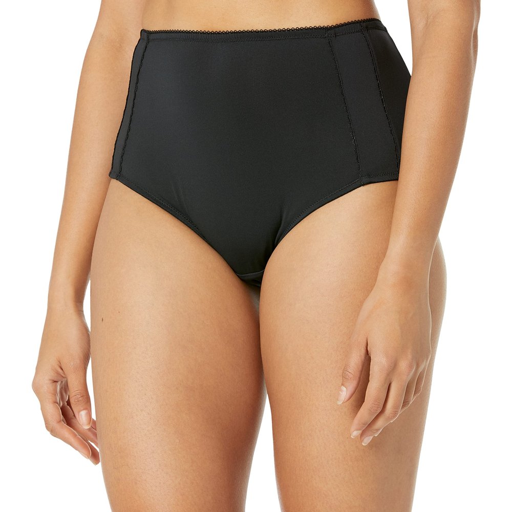 Leading Lady Women's Brief with Cooling Micro Gussett, Black, 6