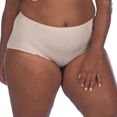 Leading Lady Women's Brief with Cooling Micro Gussett, Nude, 5