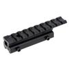 HIGOO Tactical High Profile Dovetail Weaver Rail Adapter, 11mm to 20mm Picatinny Riser Mount view 1