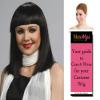 Cleo Straight color HUNTER - Enigma Wigs Blunt Cut Cleopatra Futuristic Women Cosplay Bundle with Cap, MaxWigs Costume Wig Care Guide view 1