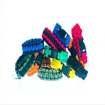 SE Survivor Series 550 Paracord Bracelets, 8", Assorted Colors (24 PC.) - PCB824DS