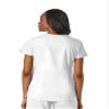 Maevn - EON V-Neck Pocket Scrub Top, Scrub Shirts for Women with Coolmax Technology, 2-Way Stretch Soft Scrubs for Women, Wrinkle-Resistant and Quick-Dry Scrub T Shirt White view 2