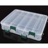 AGadget Clear Plastic Fishing Lure Storage Hooks Tools Accessories Container Box Double Sided view 2