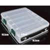 AGadget Clear Plastic Fishing Lure Storage Hooks Tools Accessories Container Box Double Sided view 3