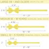 Bow Tie House Men's Classic Pre-Tied Bow Tie Formal Solid Tuxedo (Large, Lemon) view 4