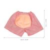 BESTOYARD Funny Eva Mooning Shorts for Adults, Hilarious Costume Party Bottoms with Red White Stripes for Halloween and Festivals view 2