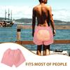 BESTOYARD Funny Eva Mooning Shorts for Adults, Hilarious Costume Party Bottoms with Red White Stripes for Halloween and Festivals view 3