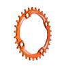 Funn Solo Narrow Wide Chainring for 9 10 11 12 Speed Chain, Fits 104mm BCD Interface Crankset, Single Speed Bike Chain Ring for MTB, BMX Bike, Gravel Bike and Road Bike (32T, Orange) view 1