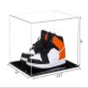 Better Display Cases Acrylic Clear Basketball Shoe Display Case with Black Acrylic Base (A025-DS) view 2