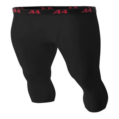 A4 Boy's Compression Tight Black