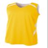 A4 Mens Double Double Jersey, 3XL, Gold/White view 1