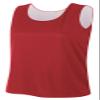 A4 Womens Reversible Jump Jersey, Small, Cardinal/White view 1