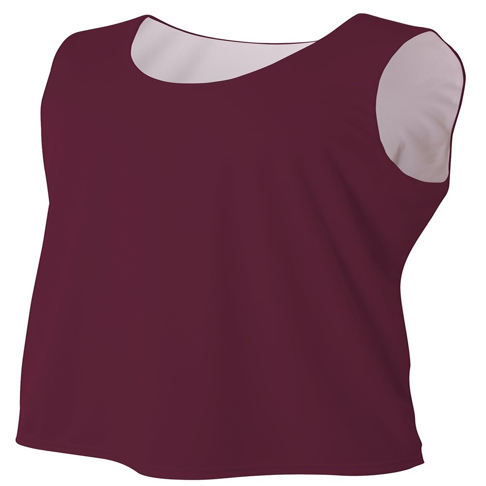 A4 Womens Reversible Jump Jersey, 2XL, Maroon White