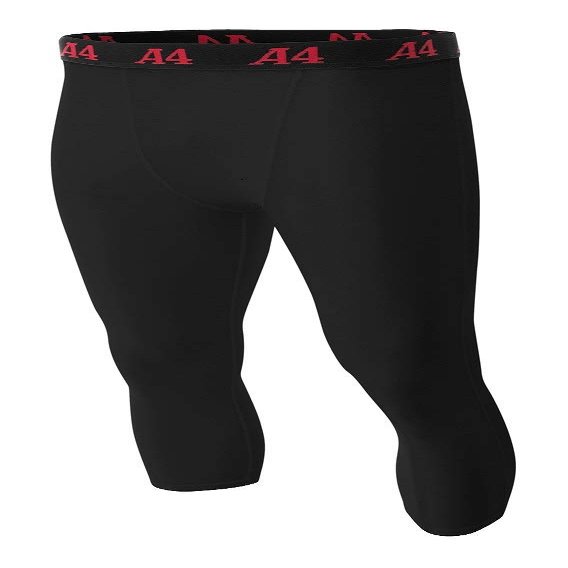 A4 Boy's Compression Tight Black