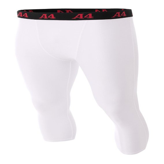 A4 Boy's Compression Tight White