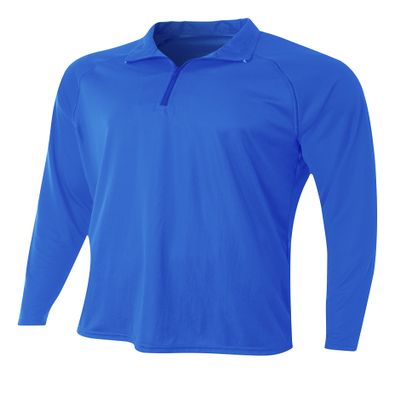 A4 Mens Daily 1/4 Zip, 2XL, Royal