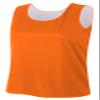 A4 Womens Reversible Jump Jersey, Medium, Orange/White view 1