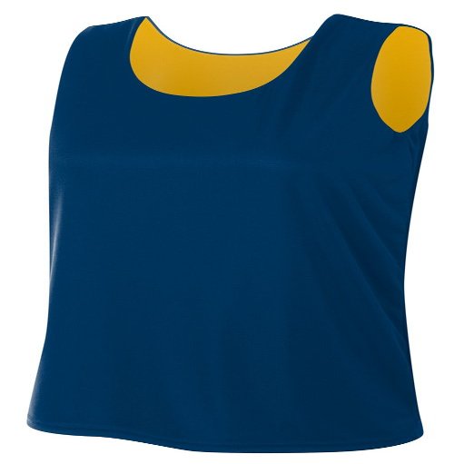 A4 Womens Reversible Jump Jersey, 2XL, Navy/Gold