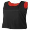 A4 Womens Reversible Jump Jersey, XL, Black/Red view 1
