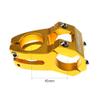 31.8 Stem 45mm Bike Stem Wake Mountain Bike Stem Short Handlebar Stem for Most Bicycle, Road Bike, MTB, BMX, Fixie Gear, Cycling (Aluminum Alloy, Gold) view 2