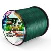 Ashconfish Braided Fishing Line- 9 Strands Super Strong PE Fishing Wire Heavy Tensile for Saltwater & Freshwater Fishing -Abrasion Resistant - Zero Stretch- 300M/328Yds 30LB Moss Green view 2