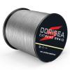 Dorisea Extreme Braid 100% Pe Grey Braided Fishing Line 109Yards-2187Yards 6-550Lb Test Fishing Wire Fishing String-Abrasion Resistant Incredible Superline (100m/109Yards 100lb/0.55mm) view 1