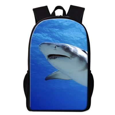 Dispalang Cute Dolphin Printing School Backpack for Children Cool Shark Bookbag