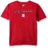 NCAA North Carolina State Wolfpack Youth Boys "Nebula" Dri-Tek Short Sleeve Tee, Dark Red, Youth Medium(10-12) view 1