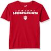 NCAA Indiana Hoosiers Youth Boys "Nebula" Dri-Tek Short Sleeve Tee, Victory Red, Youth Large(14-16) view 1
