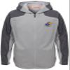 NCAA by Outerstuff NCAA Kansas Jayhawks Youth Boys "Delta" Full Zip Jacket, Magna Pique Heather, Youth X-Large(18) view 1