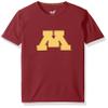 NCAA by Outerstuff NCAA Minnesota Golden Gophers Youth Boys "Carbon Logo" Dri-Tek Short Sleeve Tee, Burgundy, Youth Medium(10-12) view 1