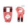 31.8 Stem 45mm Bike Stem Wake Mountain Bike Stem Short Handlebar Stem for Most Bicycle, Road Bike, MTB, BMX, Fixie Gear, Cycling (Aluminum Alloy, Red) view 3
