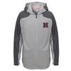 NCAA by Outerstuff NCAA Harvard Crimson Youth Boys "Delta" Full Zip Jacket, Magna Pique Heather, Youth Medium(10-12) view 3