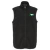 NCAA North Dakota Kids & Youth Boys "Scrimmage" Polar Fleece Vest, Black, Youth Large(14-16) view 2