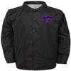 NCAA Kansas State Wildcats Youth Boys "Bravo" Coaches Jacket, Black, Youth Large(14-16) view 1