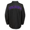 NCAA Kansas State Wildcats Youth Boys "Bravo" Coaches Jacket, Black, Youth Large(14-16) view 2