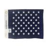 13x15" US Navy Jack Boat Flag, Nautical Marine Grade Fully Stitched Embroidered Stars, Durable All-Weather Nylon with grommets for Outdoors, Made in USA view 1