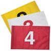 Numbered Golf Course Flags (White/Blue, 10-18) view 1
