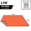 Thickening Complex:LYN Multilayer Heavy Duty Solar Emergency Survival Blanket-Orange,Reflective Mylar Waterproof Windproof Thermal,for Rescue,Car Camping,Hiking,Bushcraft,Snow&Pet Full view 2
