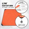 Thickening Complex:LYN Multilayer Heavy Duty Solar Emergency Survival Blanket-Orange,Reflective Mylar Waterproof Windproof Thermal,for Rescue,Car Camping,Hiking,Bushcraft,Snow&Pet Full view 3