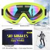 COOLOO Ski Goggles, 2 Pack Snow Goggles Snowboard Goggles for Men Women Kids - UV Protection Foam Anti-Scratch Dustproof view 3