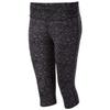 Holloway Sportswear Womens Banner Capri M Black Space Dye view 1