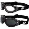 Birdz Eyewear Eagle Red Baron Motorcycle & Airsoft Goggles Clear and Super Dark Lenses for All-Weather, ATV, Biker, Extreme Sports, and Dust Protection view 1