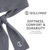 Holloway Zoom Tie Headband, Graphite, OS view 4