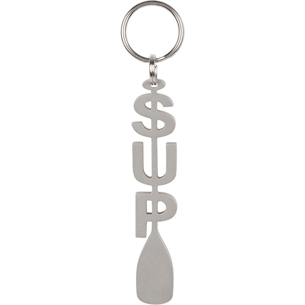 SUP Stainless Steel Stand up Paddle Board Keychain - Durable Hand Finished - unique accessories gift