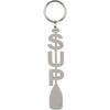 SUP Stainless Steel Stand up Paddle Board Keychain - Durable Hand Finished - unique accessories gift view 1