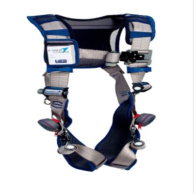 3M DBI-Sala Exofit STRATA Vest-Style Harness 1112477, Grey, Blue, Large, 1 Ea