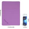 Flow Swim Chamois - Quick Dry Towel for Swimming, Diving, Triathlons, and Other Water Sports (Purple) view 3