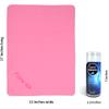 Flow Swim Chamois - Quick Dry Towel for Swimming, Diving, Triathlons, and Other Water Sports (Pink) view 3